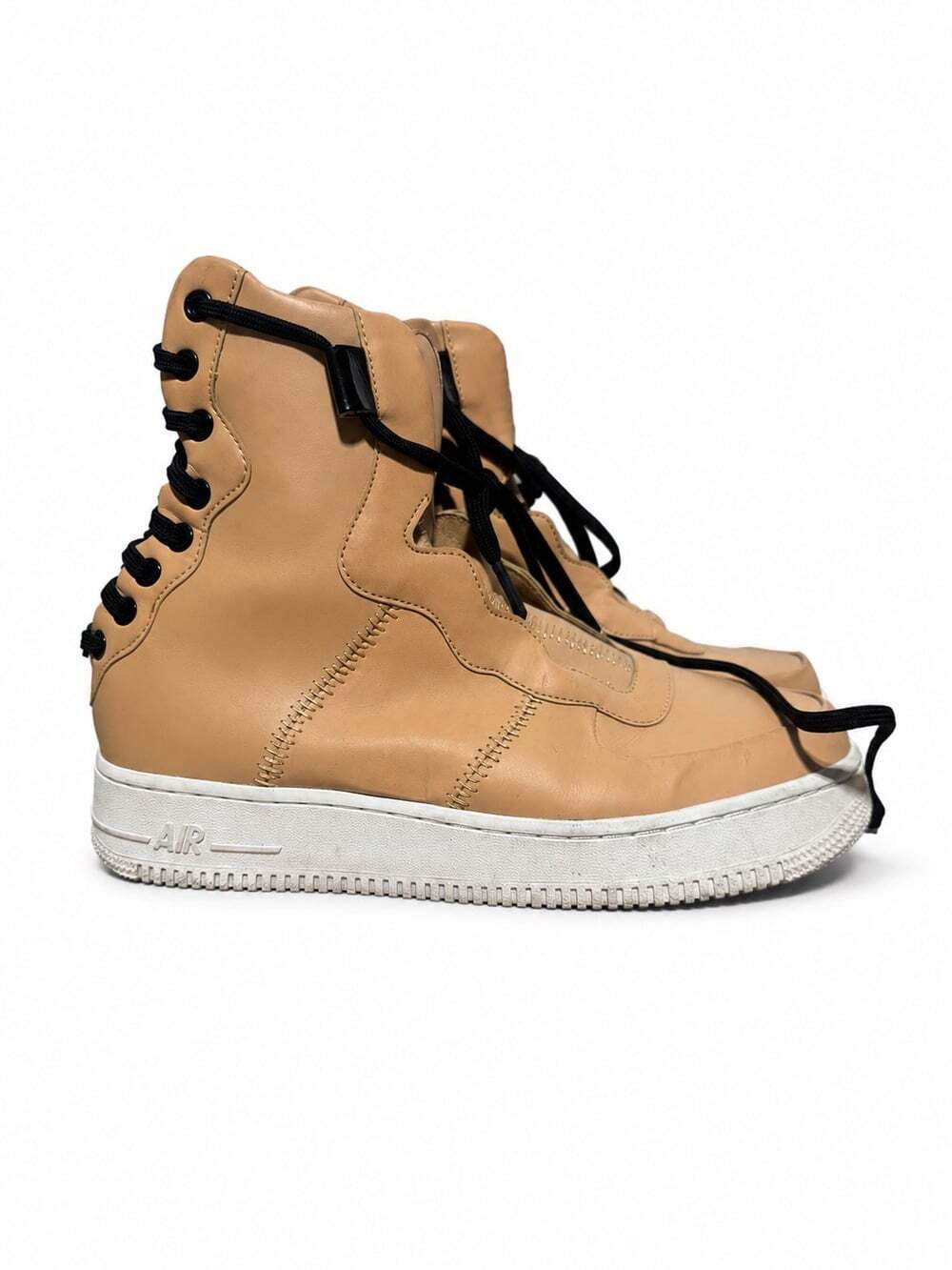 Nike AF1 Air Force 1 Rebel XX Praline Tan Black High Top Women’s Size 9.5 - Picture 3 of 7